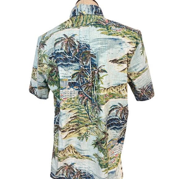Reyn Spooner Island Time Aloha Hawaiian Shirt Men's Large - Picture 5 of 8